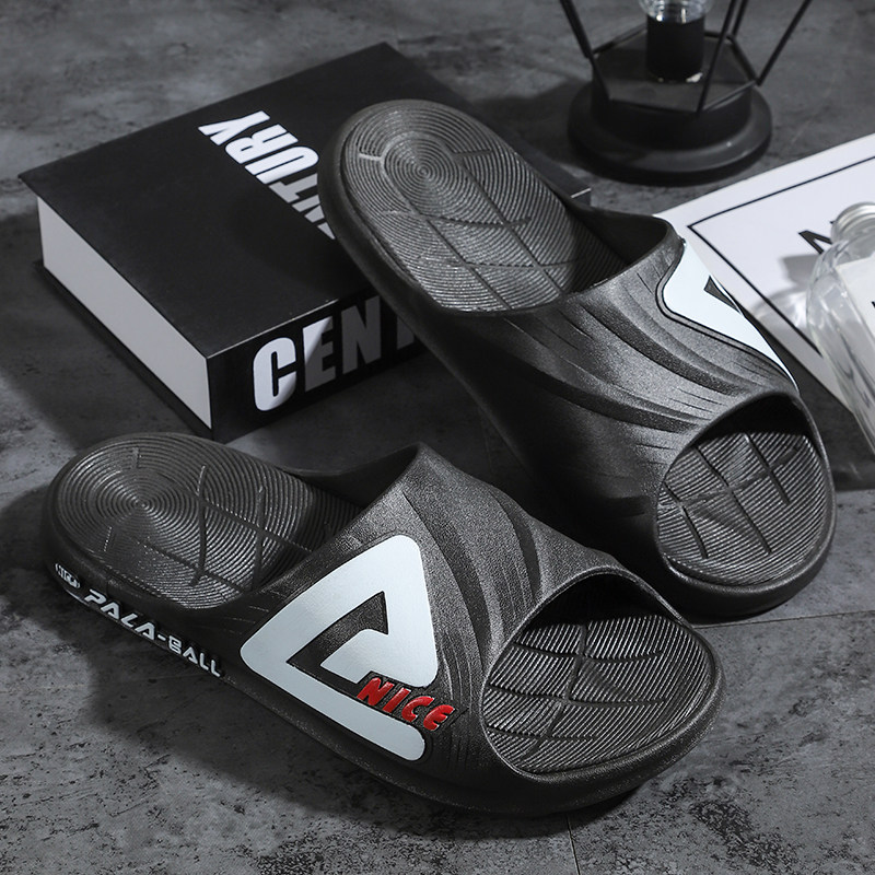 Slippers men's summer tide outside wear Korean version personality couple home home non-slip thick-soled men's outdoor thick-soled sandals and slippers