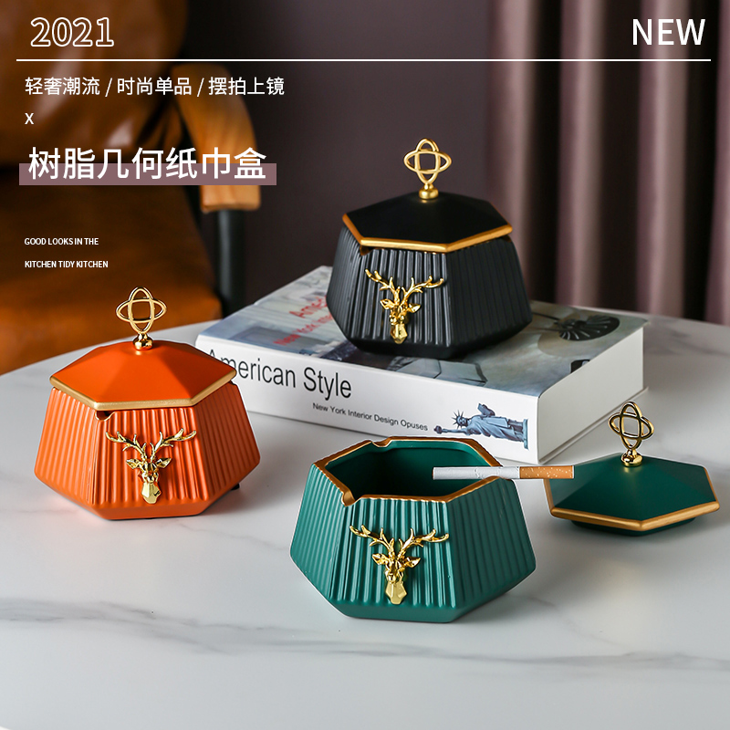 Nordic Light Lavish Sketching Ceramic Cigarette Ash Trays Home Living Room Personality Trends Fashion Creative Tea Table Decorations Hem