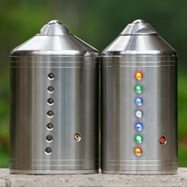 Gyro stainless steel sound elderly fitness large adult iron middle-aged square iron iron send whip rope set