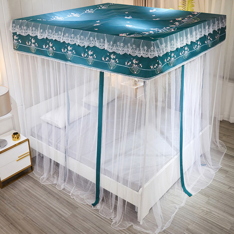 Shading mosquito nets Home 1 5m beds 1 8m bracket ground floor 2 m Princess wind 1 2 beds dust-proof top stop grey cloth