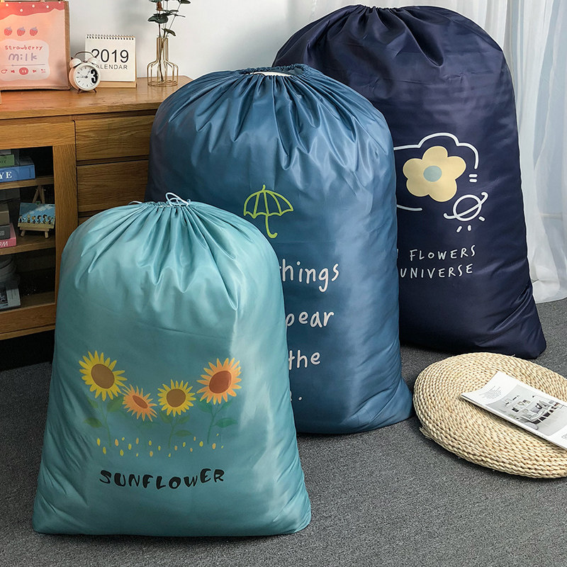 Storage bag quilt waterproof moisture-proof clothes quilt storage bag large-capacity beam mouth moving packing bag