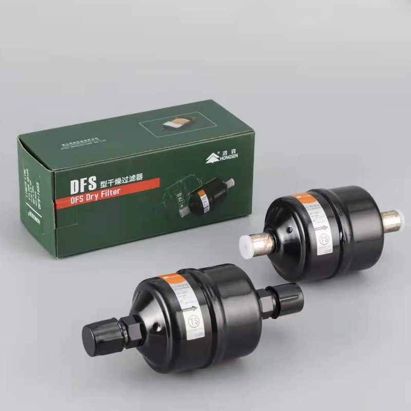 Hongsen DFS drier filter screw joint central air conditioning refrigeration system cold storage drier filter accessories