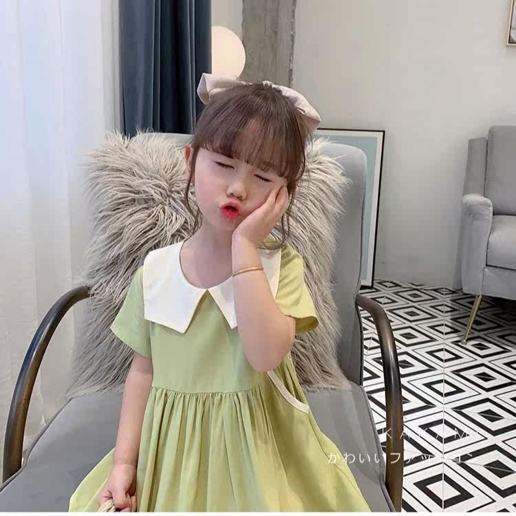 Baby girl dress children's 2020 summer dress new princess dress children's summer dress skirt Joker tide