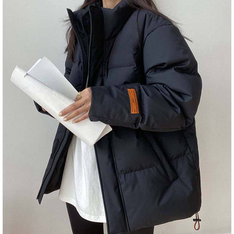 ELUCP2020 new winter loose slim cotton-padded jacket short small warm casual cotton-padded coat winter coat women