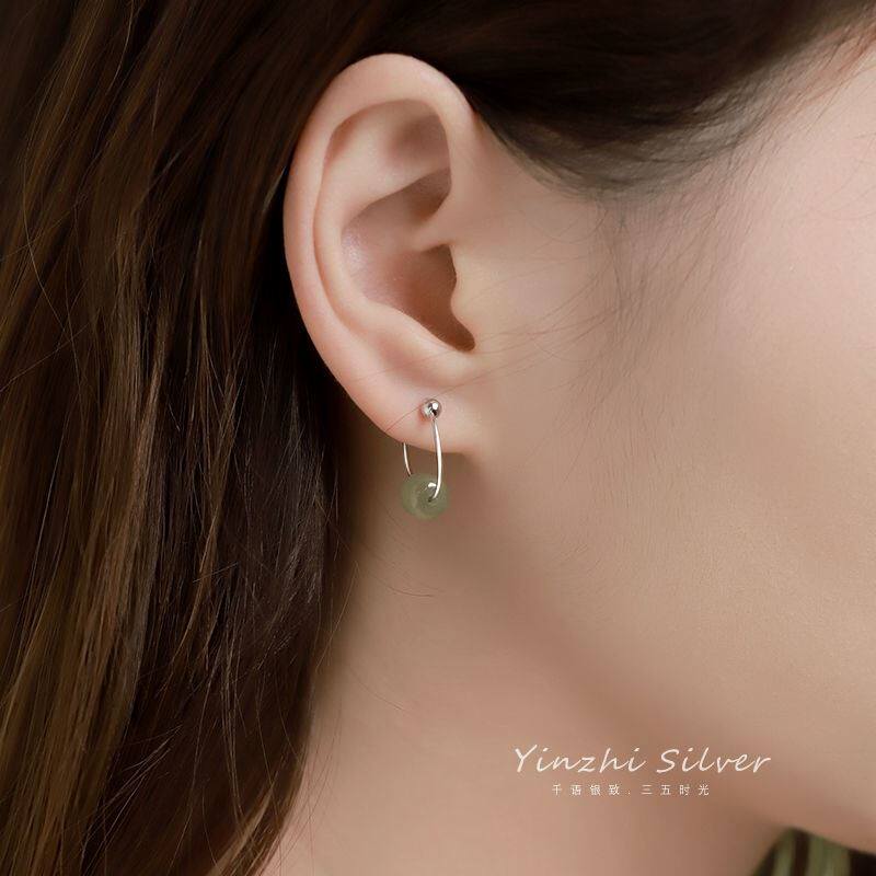 925 pure silver earbuts with small crowdsourced light lavish ears 2022 New wave advanced short hair suitable earrings