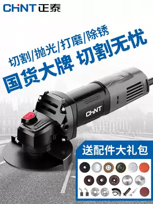 Chint Angle Grinder Multifunctional Grinding Machine Angle Grinder Household Hand Grinding Machine Small Cutting Machine Grinding Machine