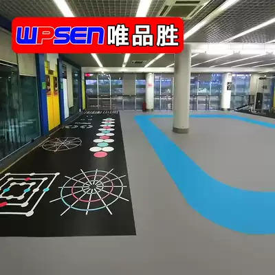 Weipinsheng gym custom floor stickers 360 private education functional sports flooring Children's physical fitness PVC floor stickers
