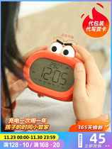 Xiaomi home with large mouth small alarm clock silent students with bedhead smart night light electronic clock cartoon children dual use