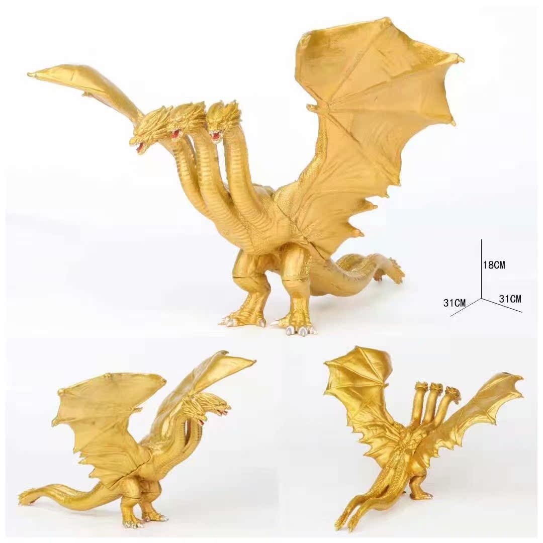 Research Tricephalus (Joint Immovable)Mechanics Godzilla 2019 Movable Garage Kit Toys Model Godzilla Monster dinosaur Toys a birthday present