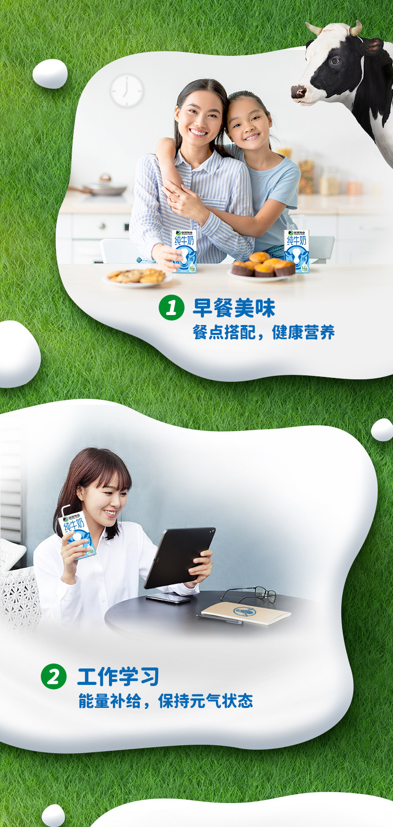 安享好物 安享B级纯奶-优然纯牛奶  国标 