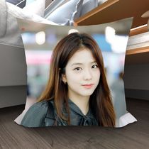 BLACKPINK Kim Ji Soo pillow star same style sofa pillow animation peripheral pillow customized photo gift