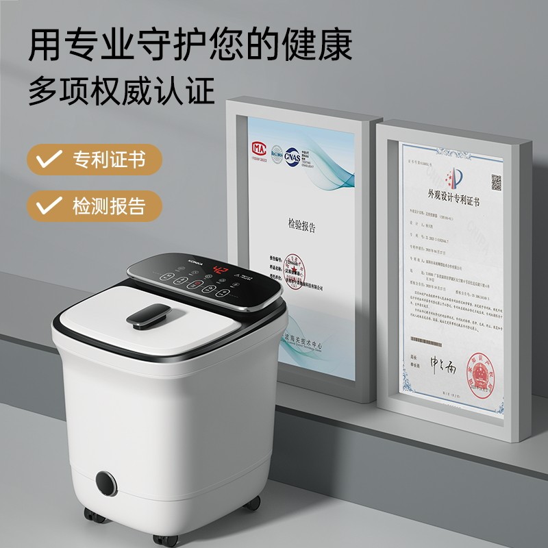 [High-End Bucket]Household Multifunctional Foot Bath Basin, Fully Automatic Intelligent Constant Temperature Heating Foot Soaking Bucket, Foot Washing and Soaking Two-In-One
