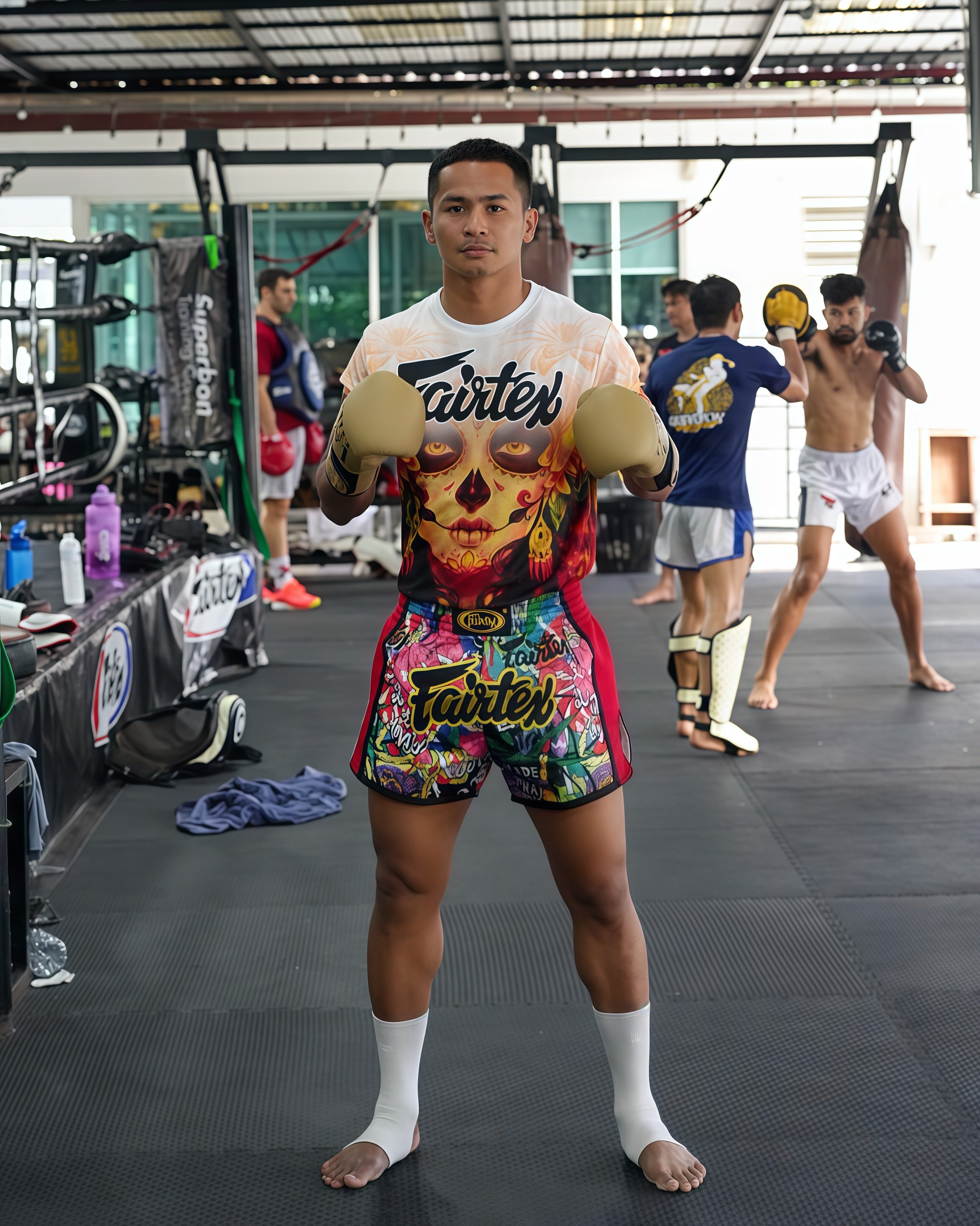 25 岁必买！ fairtex subang の同じスタイルの muay thai ショーツ 