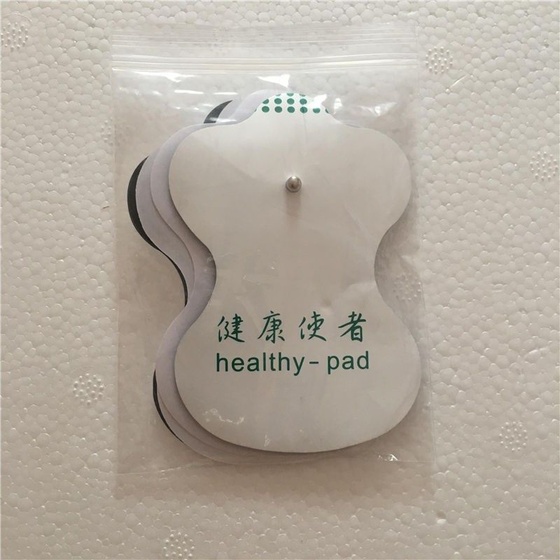 Electrode silicone sheet health messenger electrotherapy instrument gourd paste massager accessories therapy electrotherapy button type Ashi patch
