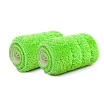 Baojajie adhesive flat mop head wet and dry replacement P4 flat mop replacement cloth Adhesive vacuum