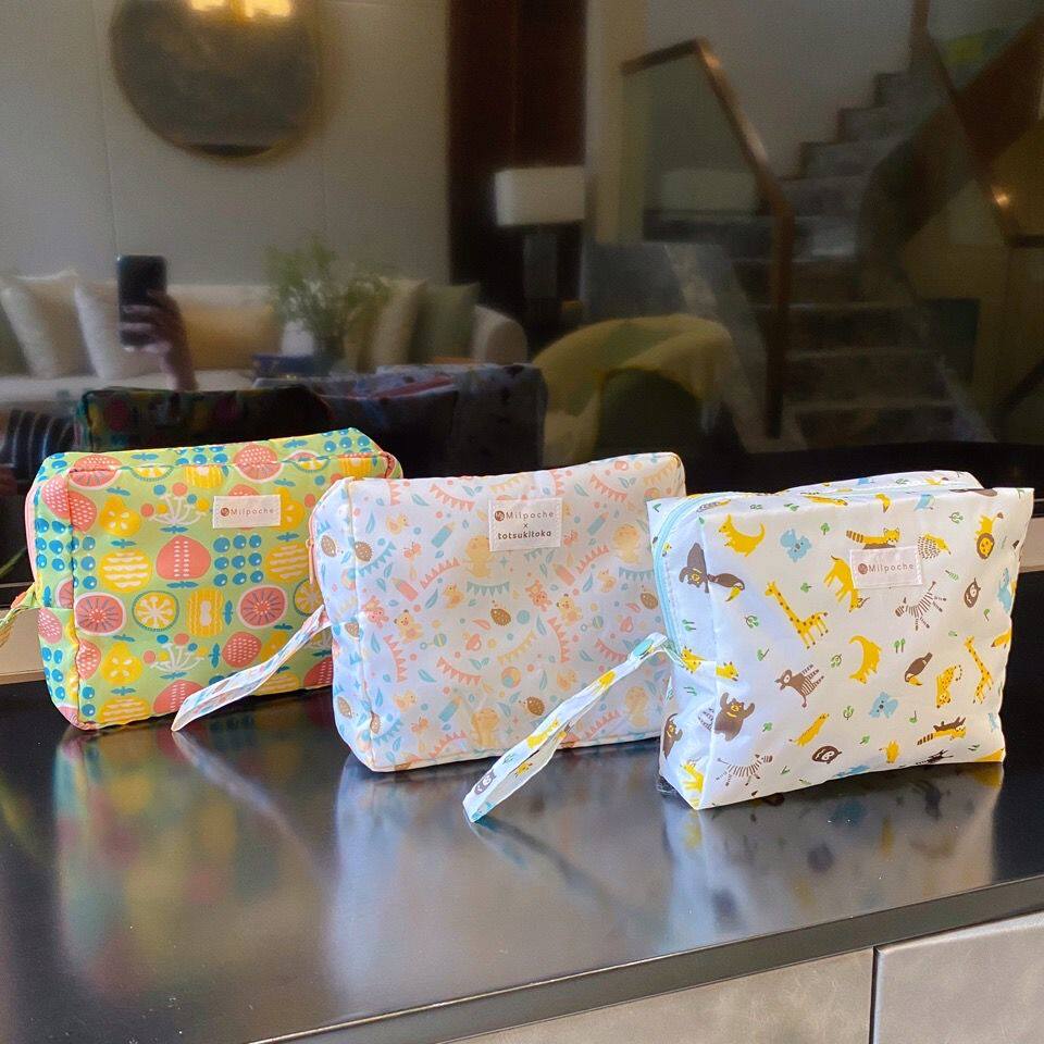 Baby diaper storage bag waterproof go out baby bottle water bottle diaper diaper storage bag hand carry cart