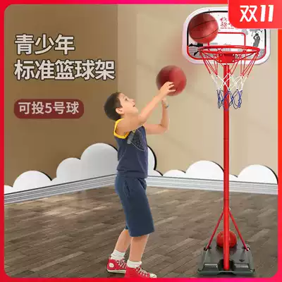Children's shooting rack basketball frame can lift indoor outdoor movable kindergarten hanging 6 boys 9 toys 12 years old