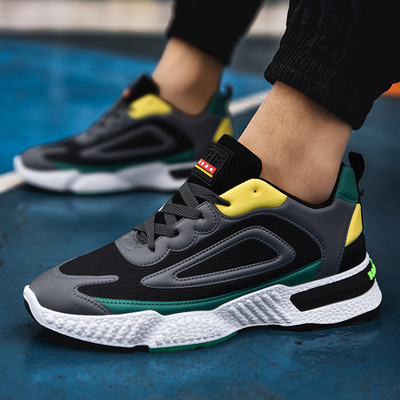 夏季网布鞋男潮男鞋户外飞织网面男士跑步鞋