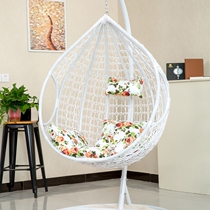 Cradle chair adult hanging chair swing indoor home hanging basket balcony simple modern sitting and lying hammock sleeping