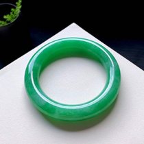 Burmese ice species full-colored natural jadeite raw stone jade old pit semi-clear material violet emperor Yang green jade bracelet material