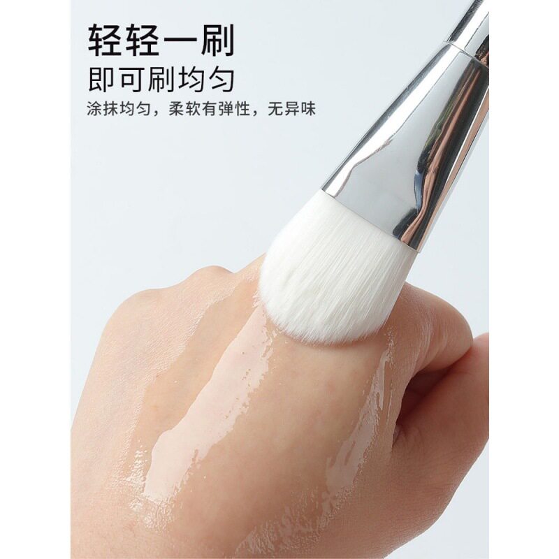 Double-head coated beauty mask brush silicone soft mud film beauty salon clean soft brush soft brush