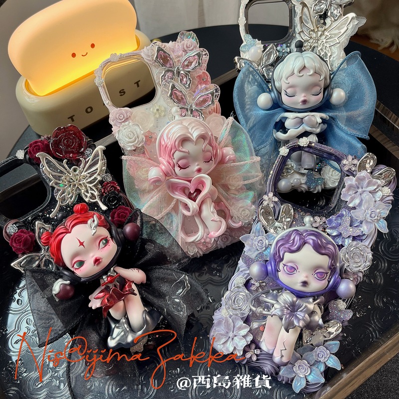 Sp Sound Series Skullpanda Blind Box Cream Glue Phone Case [Nishijima General Store] iPhone Phone Case