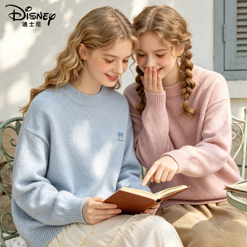 Disney Girls' Sweaters, Kidsren's Autumn and Winter New Knitted Sweaters, Large Kidsren's Bottoming Sweaters, Youth Fashionable Kidsren's Clothing Disney Girls' Sweaters, Kidsren's Autumn and Winter New Knitted Sweaters, Large Kidsren's Bottoming Sweaters, Youth Fashionable Kidsren's Clothing