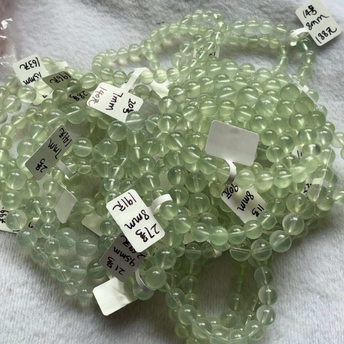 Shengxin天然プレナイト結晶：写真1枚、実物1点、半透明高氷結晶 - 実写