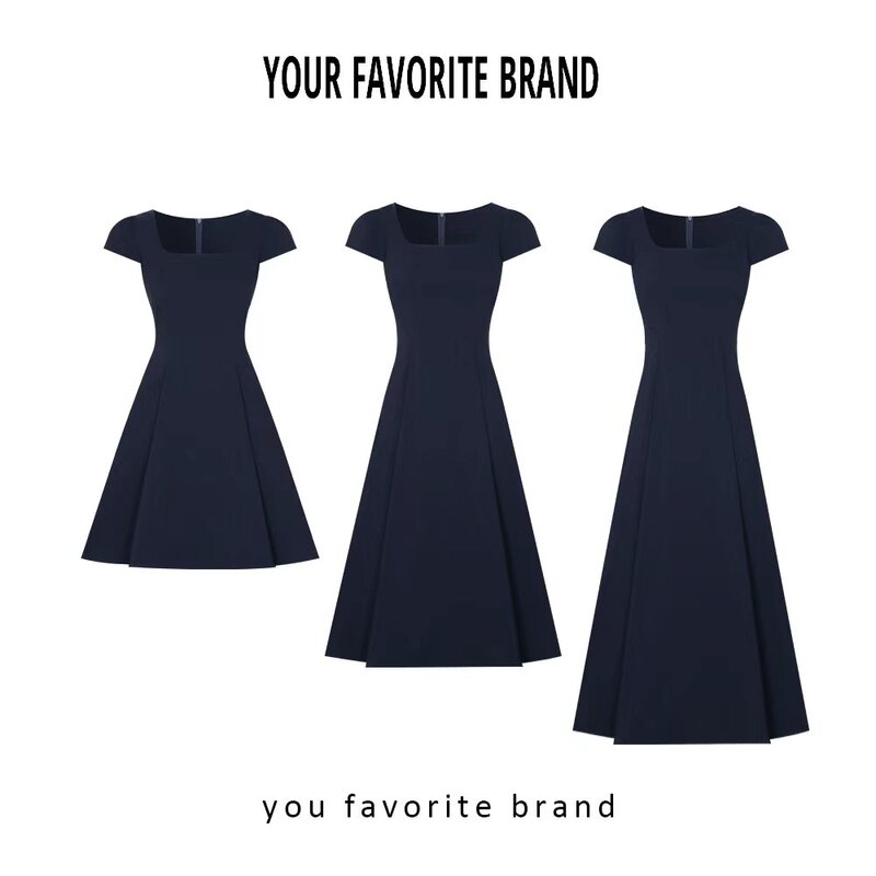 [Birthday Dress] New Arrival Dress in Navy Blue, Flattering and Elegant G26243055