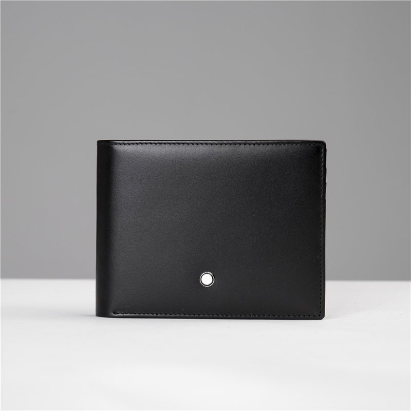 Old Money Style Business Genuine Leather Men's Short Wallet, Simple and High-End Black Wallet, Horizontal Style, First-Layer Cowhide Leather Wallet Old Money Style Business Genuine Leather Men's Short Wallet, Simple and High-End Black Wallet, Horizontal Style, First-Layer Cowhide Leather Wallet