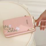 Сумка через плечо, бумажник, небольшая сумка, китайский стиль, с вышивкой