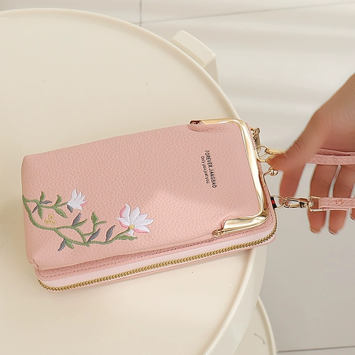 Сумка через плечо, бумажник, небольшая сумка, китайский стиль, с вышивкой