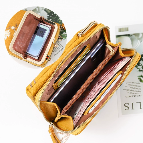 Сумка для телефона, мобильный телефон, бумажник, небольшая сумка, сумка через плечо, с вышивкой