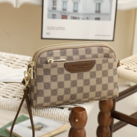 Коричневый клетчатый стиль