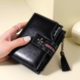 步跃伦 Бумажник, короткая сумка через плечо, модный складной кошелек, картхолдер, городской стиль