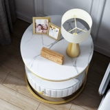 Легкий роскошный диван-тумба для гостиной, простая современная прикроватная тумбочка из скандинавского мрамора, сланцевый столик, угловой столик, небольшой журнальный столик