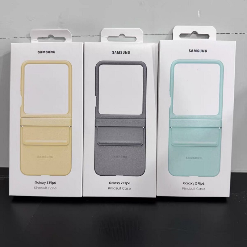 Samsung Zflip6 Official Original Leather Case W25Flip Original Genuine Samsung Flip7Fe Official Original Transparent Case W25Flip Skin-Friendly Feel Samsung Flip6