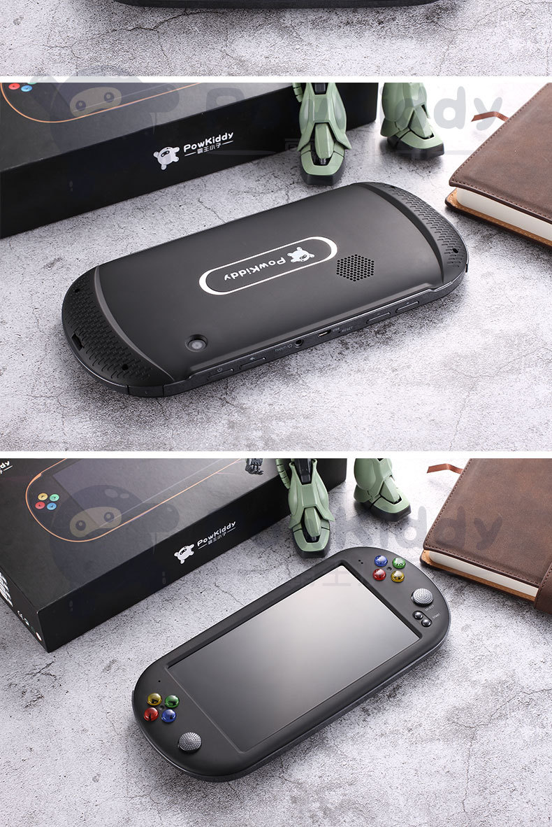 Overlord boy 7 inch độ phân giải cao màn hình lớn PSP X16 Pocket GBA arcade NES hoài cổ FC Contra giao diện điều khiển trò chơi - Bảng điều khiển trò chơi di động máy trò chơi điện tử cầm tay