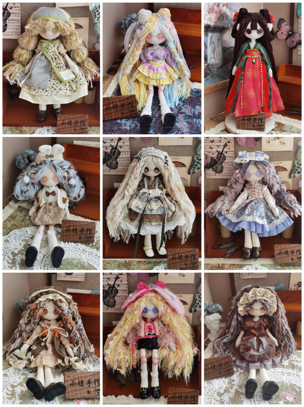 Ghost Mom Doll Buttonhole Doll DIY Handmade Creative Gift 30 ㎝ Finished Doll