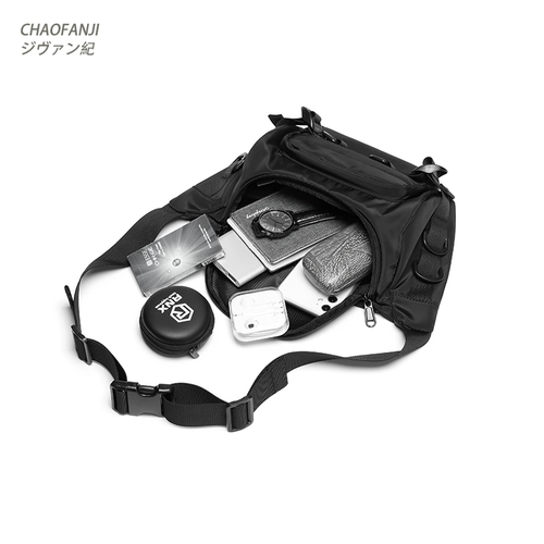 Японская вместительная и большая небольшая нагрудная сумка, дизайнерская спортивная брендовая сумка через плечо, поясная сумка