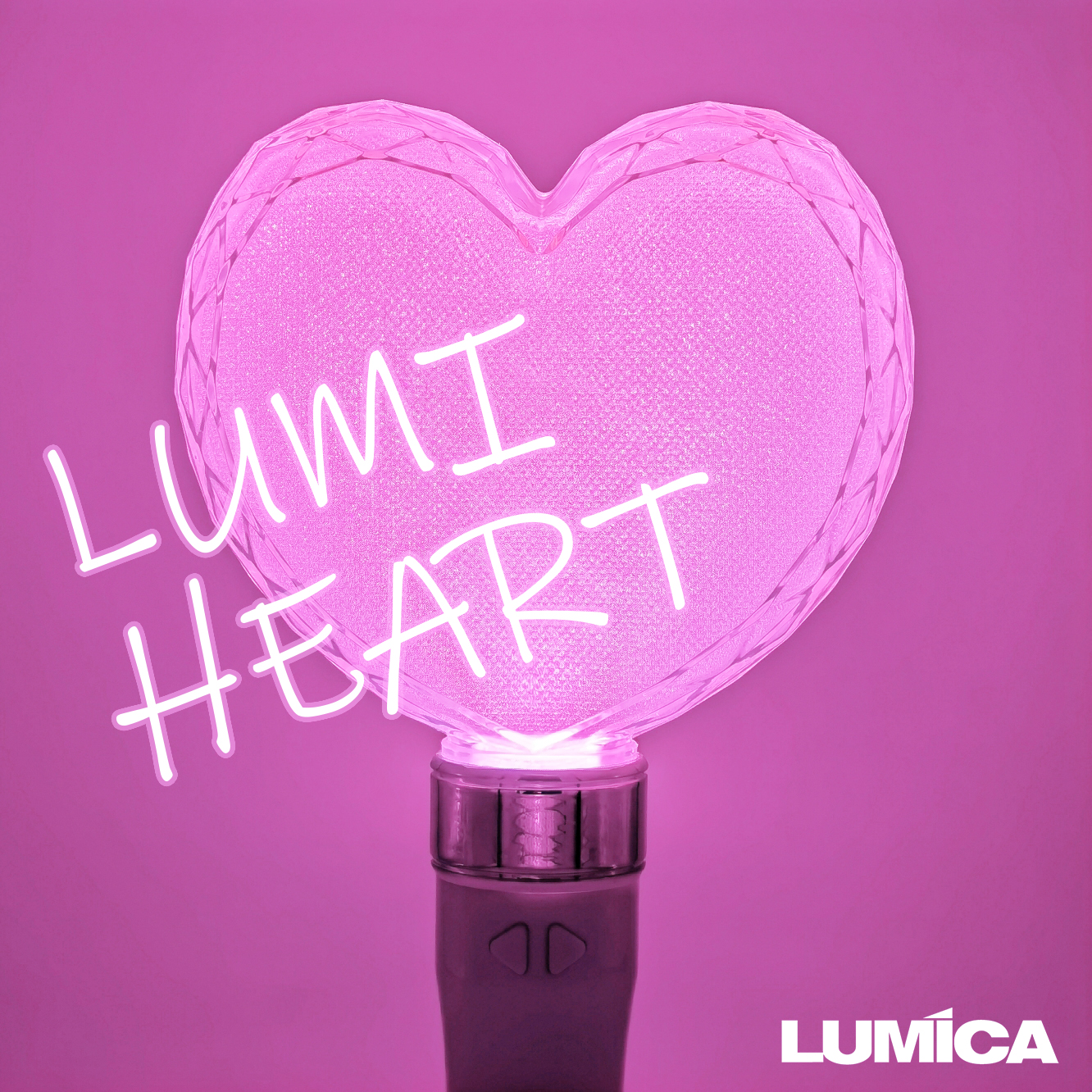 LUMICA LUMI HEART Music glow stick LED hand Light Star concert support stick CALL stick