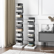 Factory Clear Goods Creative Nets Red Iron Art Bookshelves Nordic Invisible Bookshelves Landing Small Corner Simple Bookcase