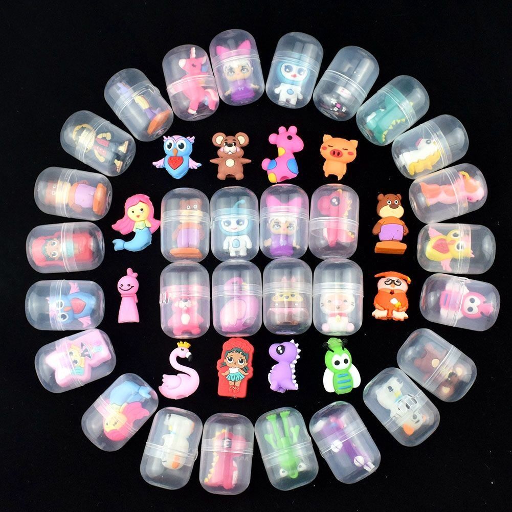 Fantastic egg small toy new mini doll twist transparent tape pouch doll oval doll kindergarten gift