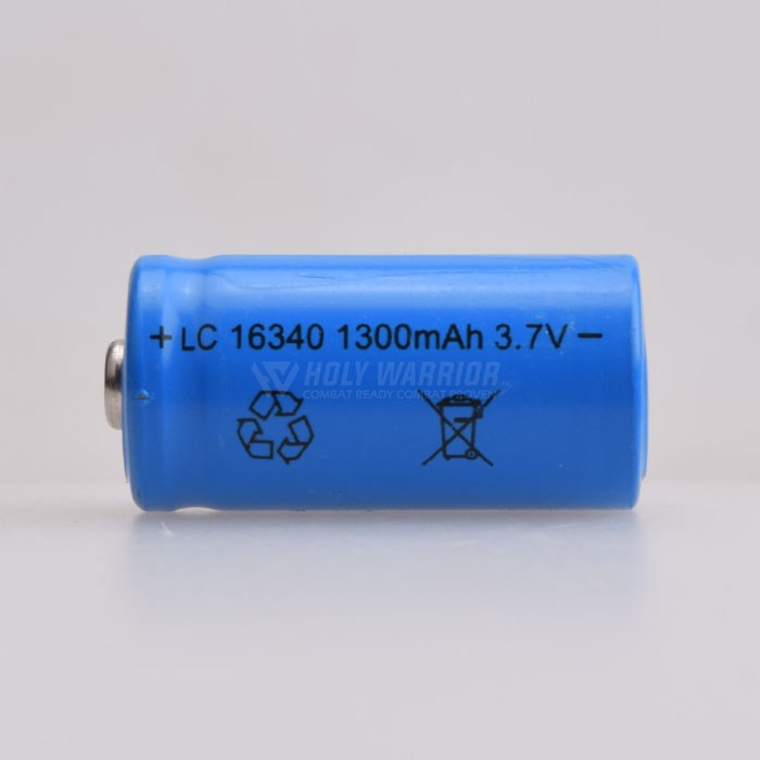 Hunwu CR123A16340 lithium battery rechargeable battery holographic red dot use battery charger set