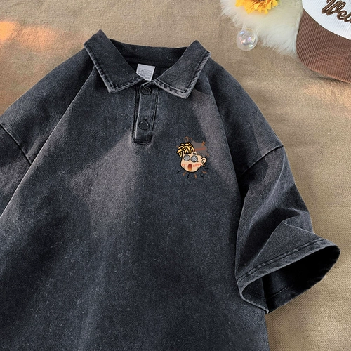 Tide, летняя футболка polo, короткий рукав, в американском стиле