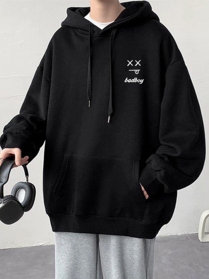 美式潮牌卫衣男春秋季2025新款重磅高街潮流oversize连帽上衣外套