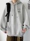 美式潮牌卫衣男春秋季2025新款重磅高街潮流oversize连帽上衣外套