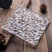 Crystal glass hanging hotel bar sales department screen partition High-grade steel wire claw parts link