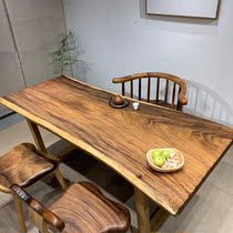 Size: 181*77*6 South American walnut wood solid wood plate natural edge