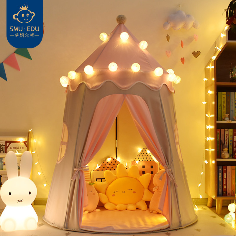 Children Tent Indoor Baby Play House Home Toddler Girl Princess Castle Small House Toy House Mongolia Bag